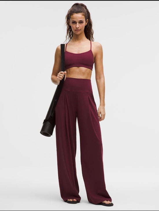 lululemon athletica Pants - NWT Lululemon Align Palazzo Pant - Short Length, Size 4 - Burgundy Bay